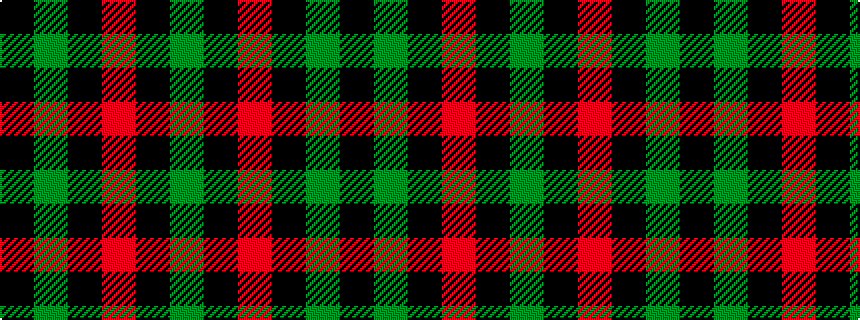 idealised woven sample of pattern GKRKGK