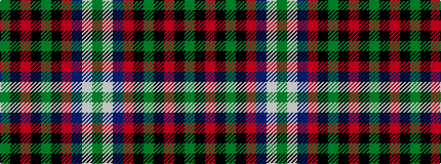 idealised woven sample of pattern GKRKGKRBWG
