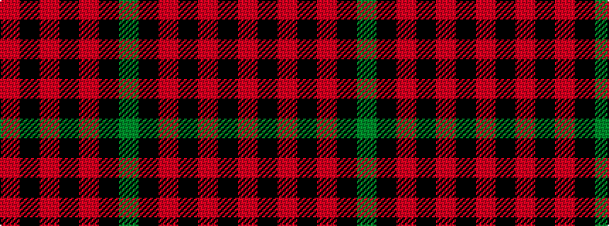 idealised woven sample of pattern GKRKRKR