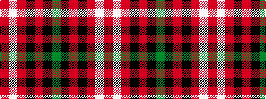 idealised woven sample of pattern GKRKRWR