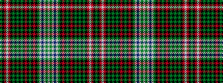 idealised woven sample of pattern GKRWRKGKGKGKRKGKRKGWBWGW