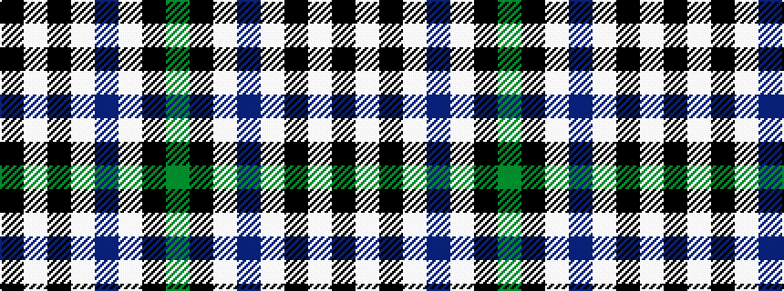 idealised woven sample of pattern GKWBWKWK