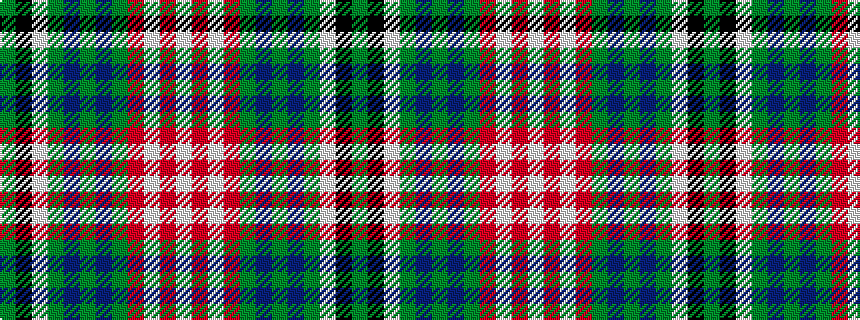 idealised woven sample of pattern GKWGBGBGRWRW