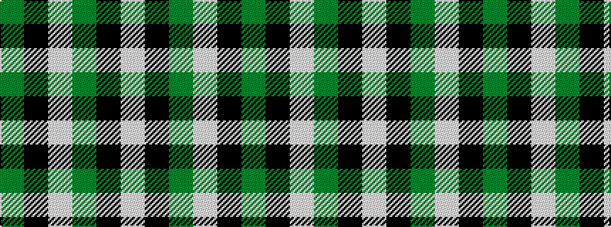 idealised woven sample of pattern GKWGKW