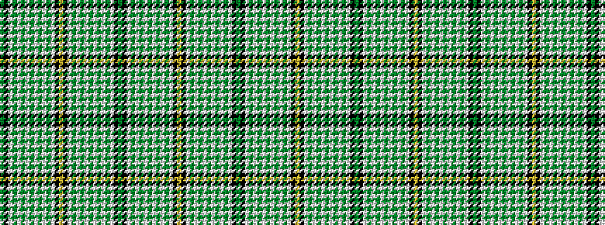idealised woven sample of pattern GKWGWGWGWGWGWKYKWGWGWGWGWGWKG