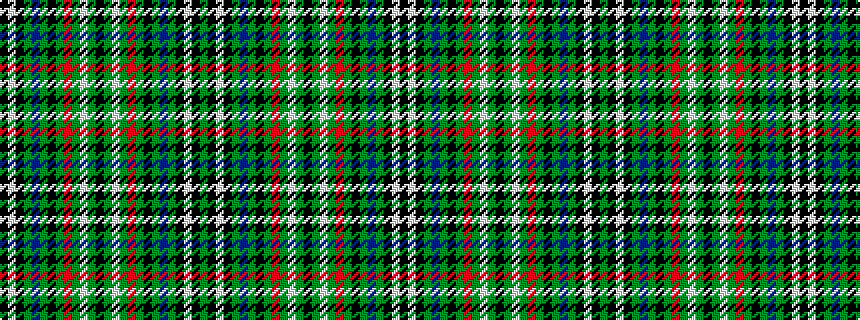 idealised woven sample of pattern GKWKGBGKGRGWGKGWGRGKGBGKWK