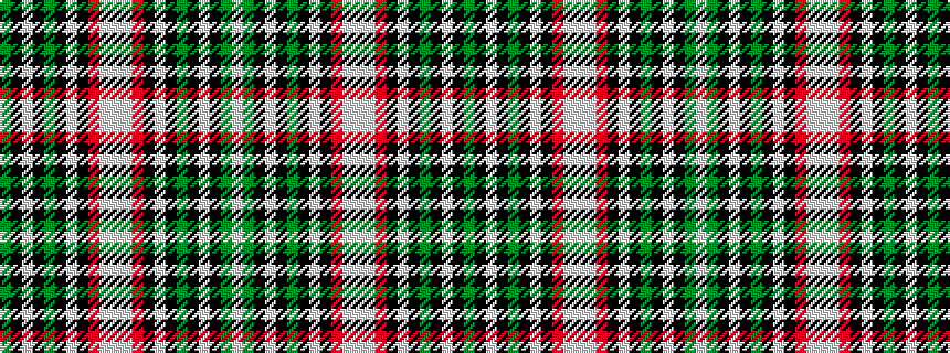 idealised woven sample of pattern GKWKGKWKRWWWRKWKGKWKGW
