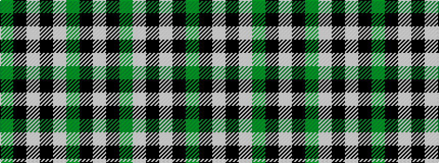 idealised woven sample of pattern GKWKWGKW