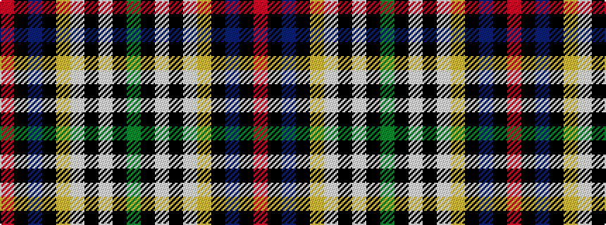 idealised woven sample of pattern GKWKWYKBKR