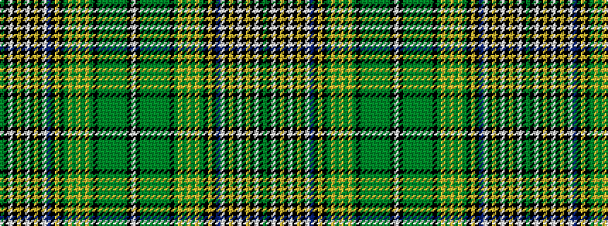idealised woven sample of pattern GKWKYKWKYKWBKYKGYGYGYGKGGGGGGGKW