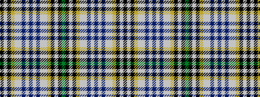 idealised woven sample of pattern GKWKYWWBWBWBWWYKWK