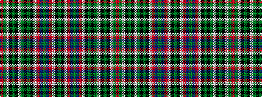 idealised woven sample of pattern GKWRBGBRWKGKGWKGKWGR