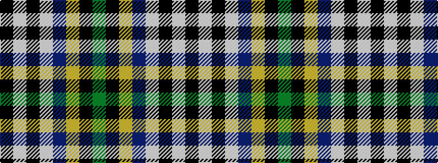 idealised woven sample of pattern GKYBWKWK