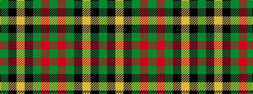 idealised woven sample of pattern GKYKGRG