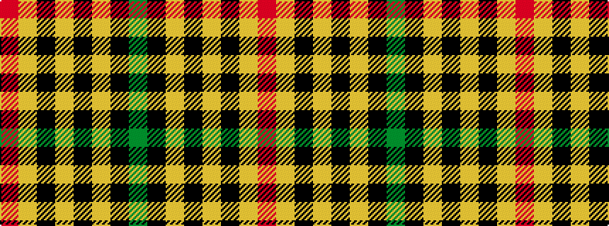 idealised woven sample of pattern GKYKYKYR