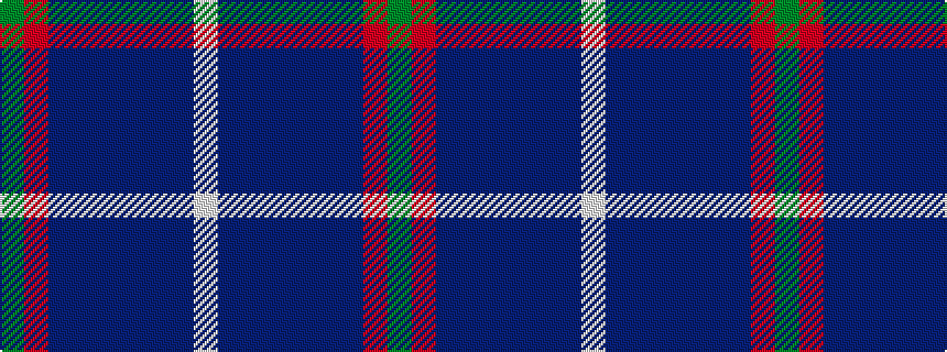 idealised woven sample of pattern GRBBBBBBW