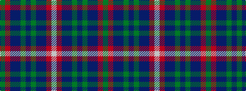 idealised woven sample of pattern GRBBGBGBBRW