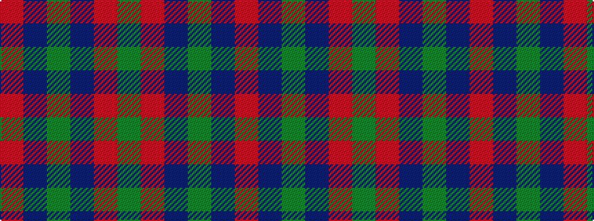 idealised woven sample of pattern GRBGBR