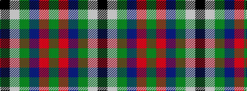 idealised woven sample of pattern GRBGWK