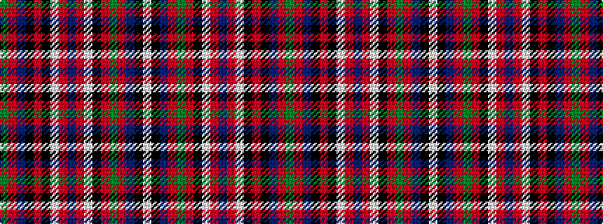 idealised woven sample of pattern GRBKRKWRBRWKRGRBKW
