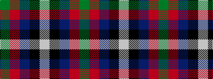 idealised woven sample of pattern GRBKW