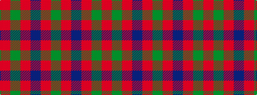 idealised woven sample of pattern GRBRGR