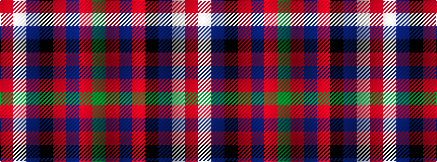 idealised woven sample of pattern GRBRKBWR