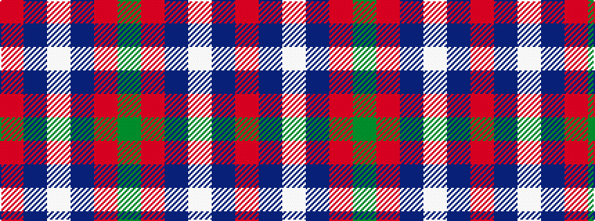 idealised woven sample of pattern GRBWBR