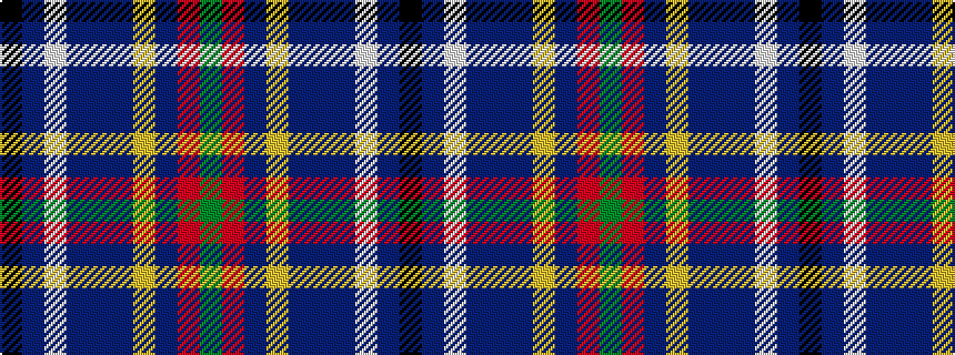 idealised woven sample of pattern GRBYBBBWBK