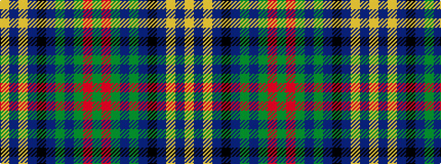 idealised woven sample of pattern GRGBGBKBYBY