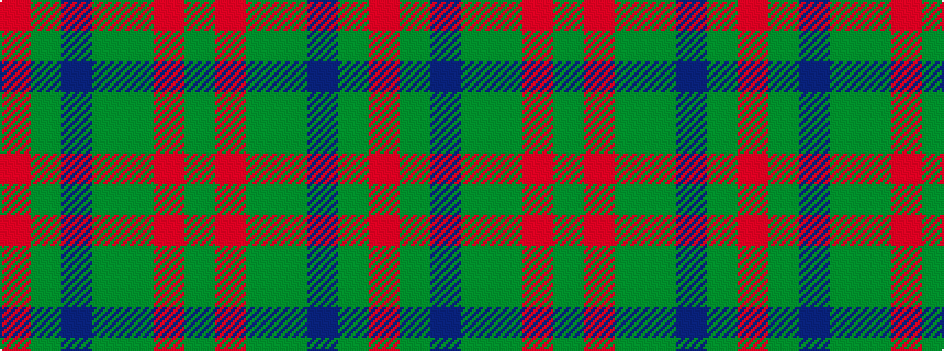 idealised woven sample of pattern GRGGBGR