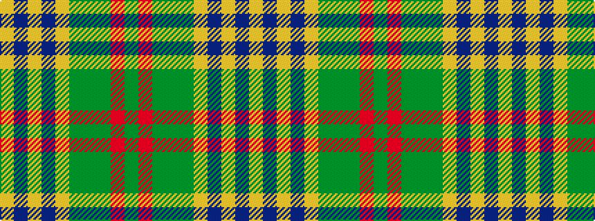 idealised woven sample of pattern GRGGGYBYBY