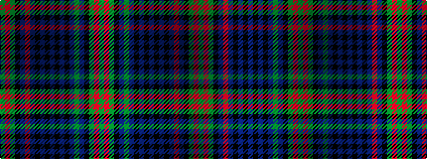 idealised woven sample of pattern GRGKBGBKBKBKBKBRBKGRG