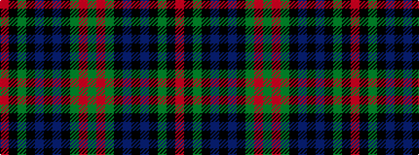 idealised woven sample of pattern GRGKBKBKGKR