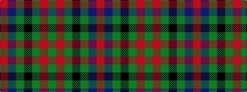 idealised woven sample of pattern GRGKGBR