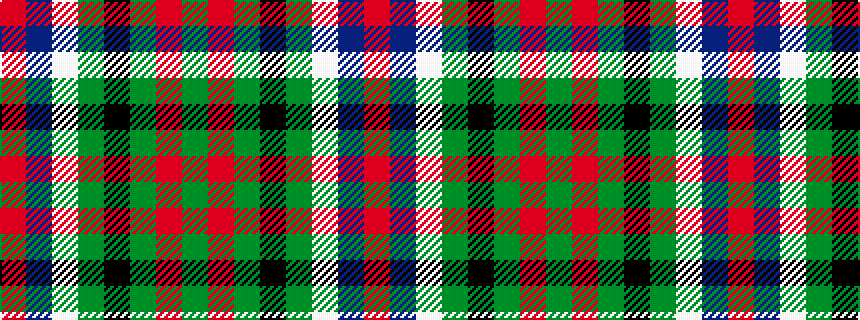 idealised woven sample of pattern GRGKGWBR