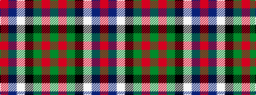 idealised woven sample of pattern GRGKWBR