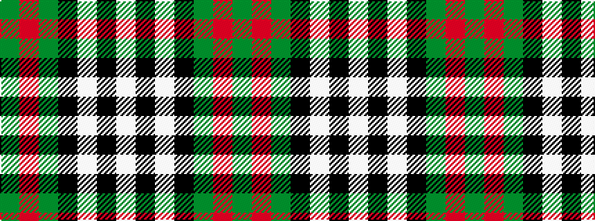 idealised woven sample of pattern GRGKWKW