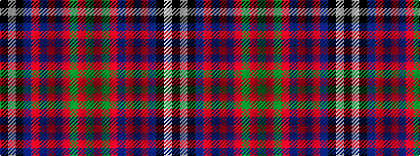 idealised woven sample of pattern GRGRBRBRBKWK