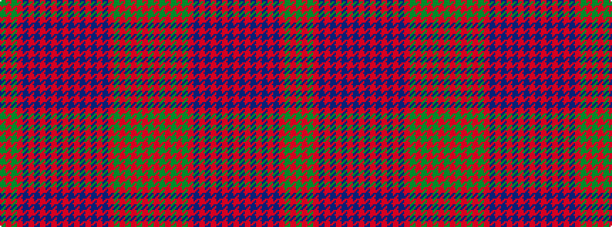 idealised woven sample of pattern GRGRBRBRBRBRBRBRBRBRGRGRGRG