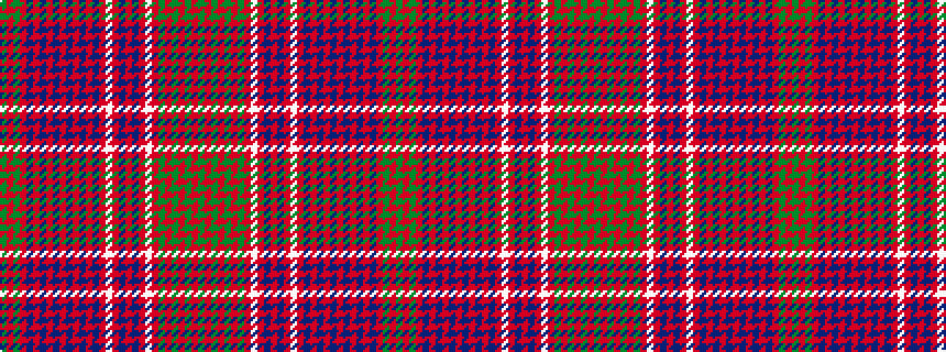 idealised woven sample of pattern GRGRBRBRBRBRBRBRWRBRBRWRGRGRGRG
