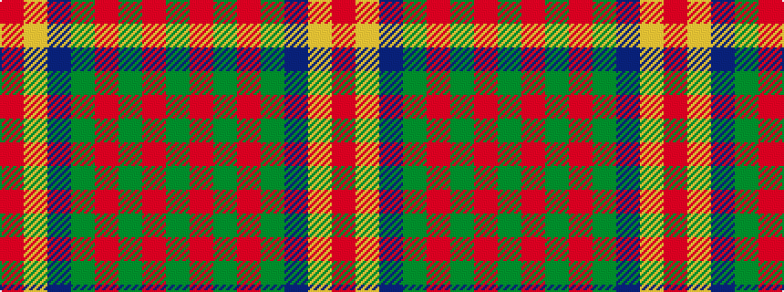 idealised woven sample of pattern GRGRGBYR