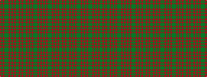 idealised woven sample of pattern GRGRGGGRGRGRGGRGRGGRGRGRGGGRGR