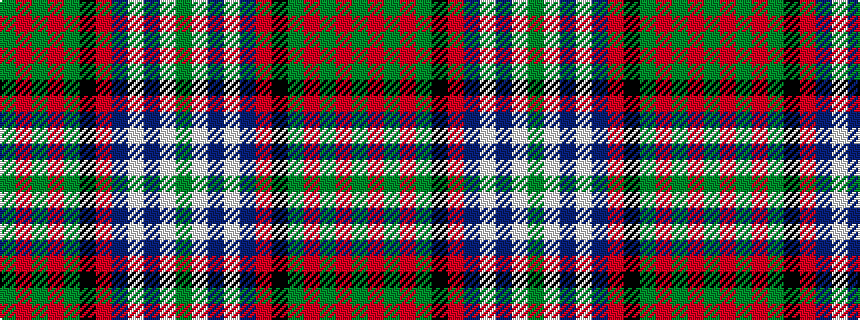 idealised woven sample of pattern GRGRGKRBWBWG