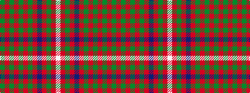 idealised woven sample of pattern GRGRGRGRBRGRW