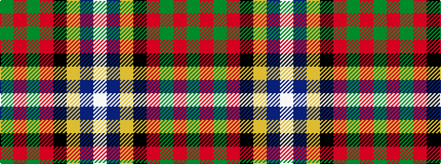 idealised woven sample of pattern GRGRKYBW