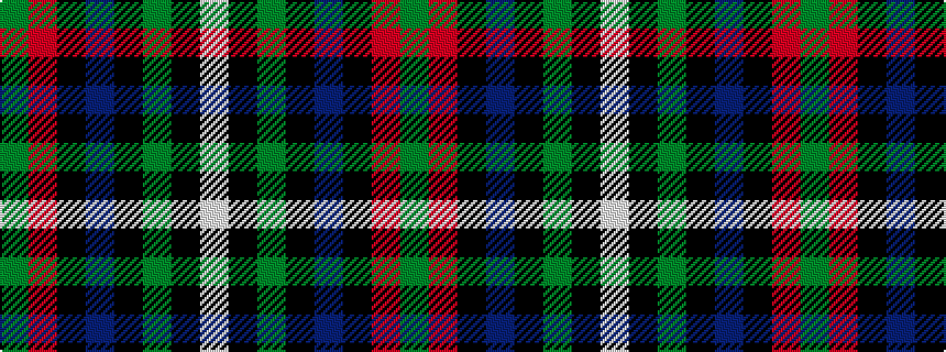 idealised woven sample of pattern GRKBKGKW