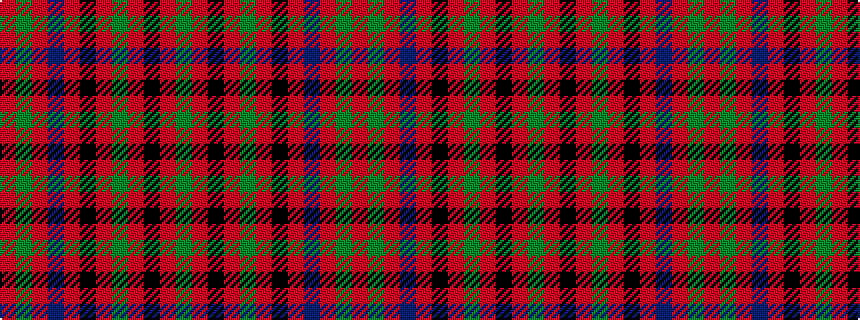 idealised woven sample of pattern GRKRGRKRBRGR
