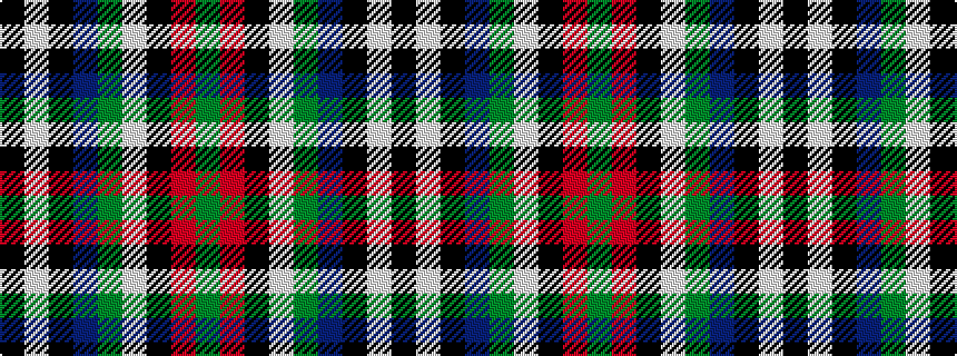 idealised woven sample of pattern GRKWGBKWK
