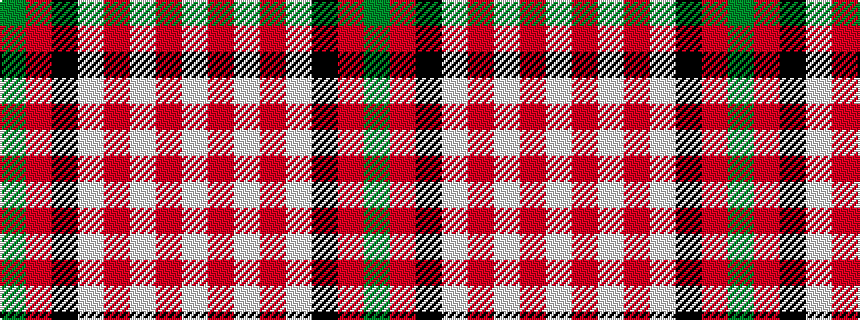 idealised woven sample of pattern GRKWRWRW